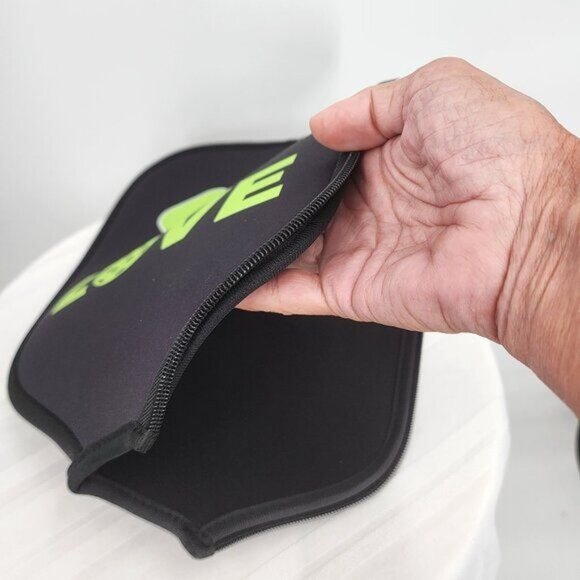 Pickleball Love" Print Universal Fit Neoprene Pickleball Paddle Cover NWOT - Picture 6 of 6